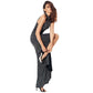 Xscape Women's Metallic Gown Black Size 14