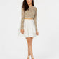 City Studios Juniors' Lace Contrast 2-Pc. Dress Brown Size 13