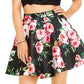 City Studios Juniors' 2-Pc. Lace Halter Top & Floral-Print Skirt Med Pink Size 1