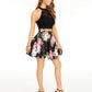 City Studios Juniors' 2-Pc. Lace Halter Top & Floral-Print Skirt Pink Size 7