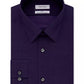 Calvin Klein Steel Men's Slim Fit Non Iron Performance Herringbone Point Collar Dress Shirt Purple Size 16X34-35