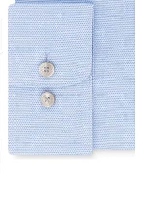 Calvin Klein Men's Steel Classic Regular Non Iron Stretch Performance Dress Shirt Navy Size 15.5X32X33