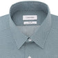 Calvin Klein Men's Steel Slim-Fit Non-Iron Performance Stretch Print Dress Shirt Green Size 34-35