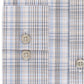 Calvin Klein Men's Slim-Fit Stretch Performance Plaid Dress Shirt Beige Size 34-35