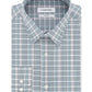 Calvin Klein Men's Steel Classic/Regular-Fit Non-Iron Performance Stretch Green Check Dress Shirt Green Size 32-33
