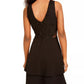 City Studios Juniors' Illusion Sweetheart Fit & Flare Dress Black Size 5