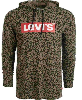 Levi's Men's Long Sleeve Tonner Hoodie Green Size Large