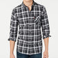 Levi's Men's Reese Plaid Shirt Grey Size Small