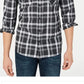 Levi's Men's Reese Plaid Shirt Grey Size Small