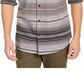 Levi's Men's Avalon Striped Flannel Shirt Grey Size Small