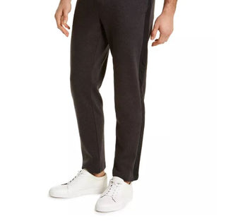 Calvin Klein Men's Mixed Media Knit Joggers Black Size Medium