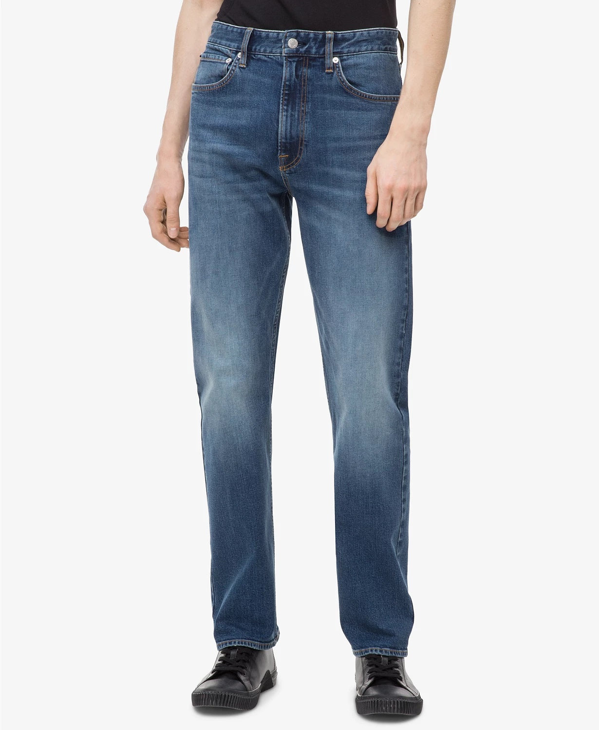 Calvin Klein Men's Relaxed Fit Jeans Navy Size 40X32