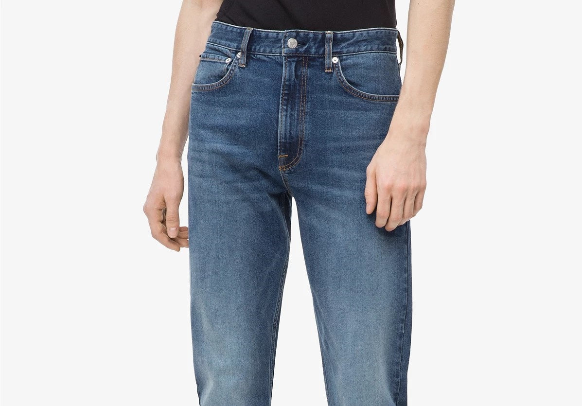 Calvin Klein Men's Relaxed Fit Jeans Navy Size 40X32