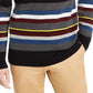 DKNY Men's Roadmap Regular-Fit Stripe Sweater Navy Size Large