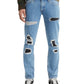 Levi's Men's 511 Slim Fit Rip And Repair Jeans Blue Size 32X34