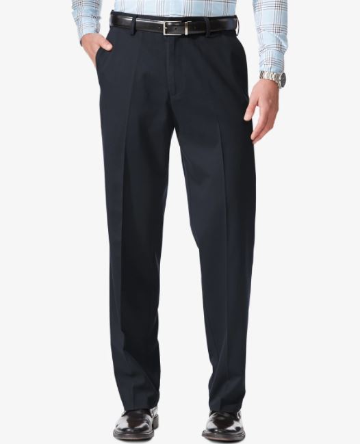 Dockers Men's Comfort Relaxed Fit Stretch Pants Navy Size 40X32