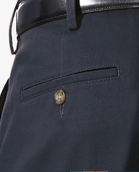 Dockers Men's Comfort Relaxed Fit Stretch Pants Navy Size 40X32