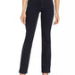 Style & Co Women's Tummy Control Mid Rise Bootcut Jeans Black Size 24X4.5