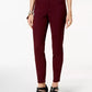 Style & Co Women's Curvy Fit Skinny Fashion Jeans Red Size 2