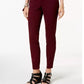 Style & Co Women's Curvy Fit Skinny Fashion Jeans Red Size 2