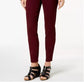 Style & Co Women's Curvy Fit Skinny Fashion Jeans Red Size 2