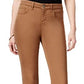 Style & Co Women's Curvy-Fit Skinny Fashion Jeans Brown Size 8