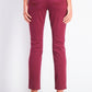 Style & Co Women's Tummy-Control Straight-Leg Fashion Jeans Red Size 14