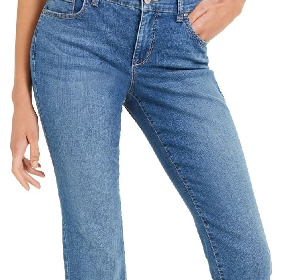 Style & Co Women's Petite Tummy-Control Boot-Cut Jeans  Blue Size 20X5