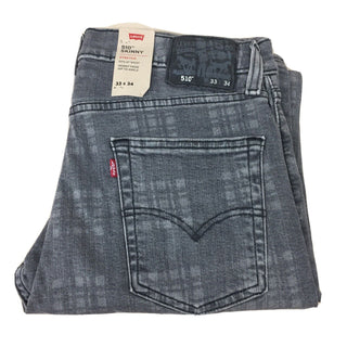Levi's Men's 510 Skinny Fit Laser Printed Jean Grey Size 31wX30L