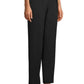 Anne Klein Women's Pleated High Rise Trouser Pants Black Size Medium