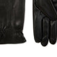 Isotoner Signature Men's Sleekheat Faux Nappa Gloves Black Size Large