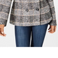 Maralyn & Me Juniors' Double-Breasted Peacoat Black Size Medium