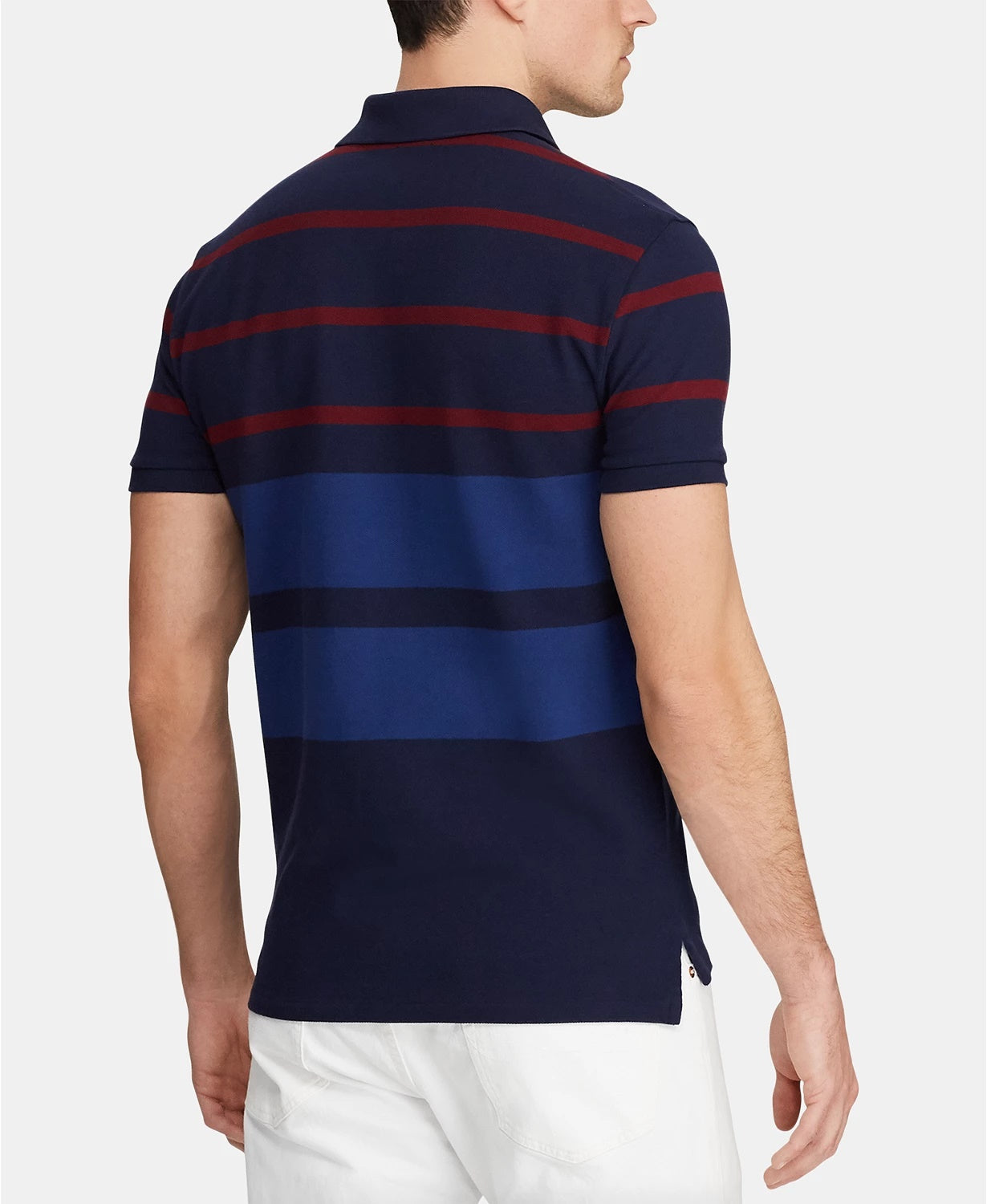 Ralph Lauren Men's Classic-Fit Retro Mesh Polo Shirt Navy Size Extra Small