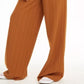 Danielle Bernstein Women's Pinstripe Trouser Pants Dark Orange Size 12