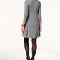 Style & Co Women's Swing Dress Grey Size Small