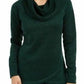 Ideology Women's Cowl-Neck Pullover Green Size X-Small