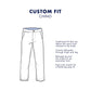 Tommy Hilfiger Men's Th Flex Stretch Custom-Fit Chino Pant Med Pink Size 32X30