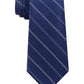 Michael Kors Men's Pencil Stripe Silk Classic Neck Tie Blue Size Regular