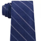 Michael Kors Men's Pencil Stripe Silk Classic Neck Tie Blue Size Regular