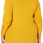 Alfani Women's Long Sleeve Sweater Yellow Size X-Large