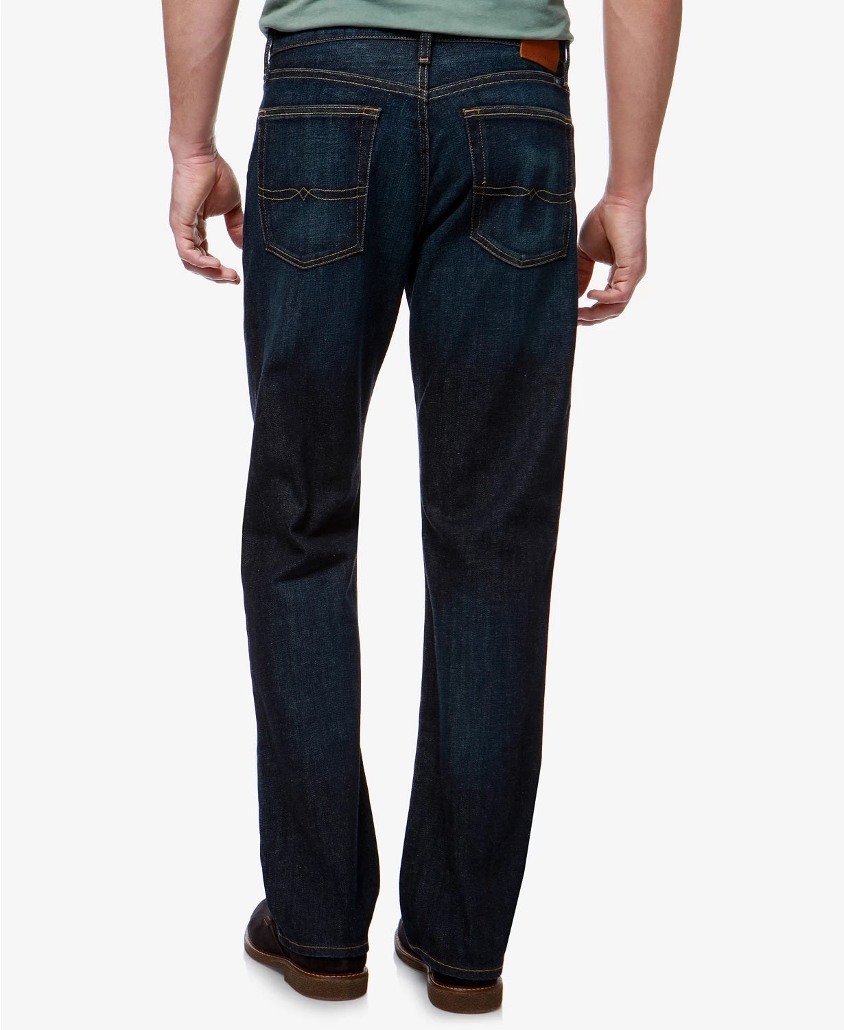 Lucky Brand Men's 181 Relaxed Straight Fit Jeans Navy Size 34X30