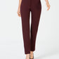 Alfani Women's Petite Ponte-Knit Slim-Leg Pants Wine Size 2P