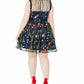 City Studios Women's Trendy Plus Floral Embroidered Dress Navy Size 20W