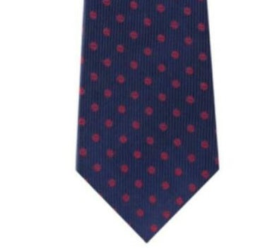 Tommy Hilfiger Men's Mont Classic Dot Stripe Tie Pasblue Size Regular