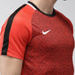 Nike Men's Dry Print Logo Training T-Shirt Red- Size Large