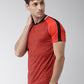 Nike Men's Dry Print Logo Training T-Shirt Red- Size Large