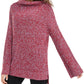 American Rag Juniors' Flare-Sleeved High-Low Sweater Dark Red Size Medium