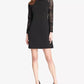 Tommy Hilfiger Women's Lace Sleeve A Line Dress Black Size 14