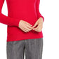 Planet Gold Juniors' Long-Sleeve Mock-Neck Top Red Size Medium