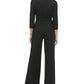 Tommy Hilfiger Women's Grommet-Neck Jumpsuit Black Size 14